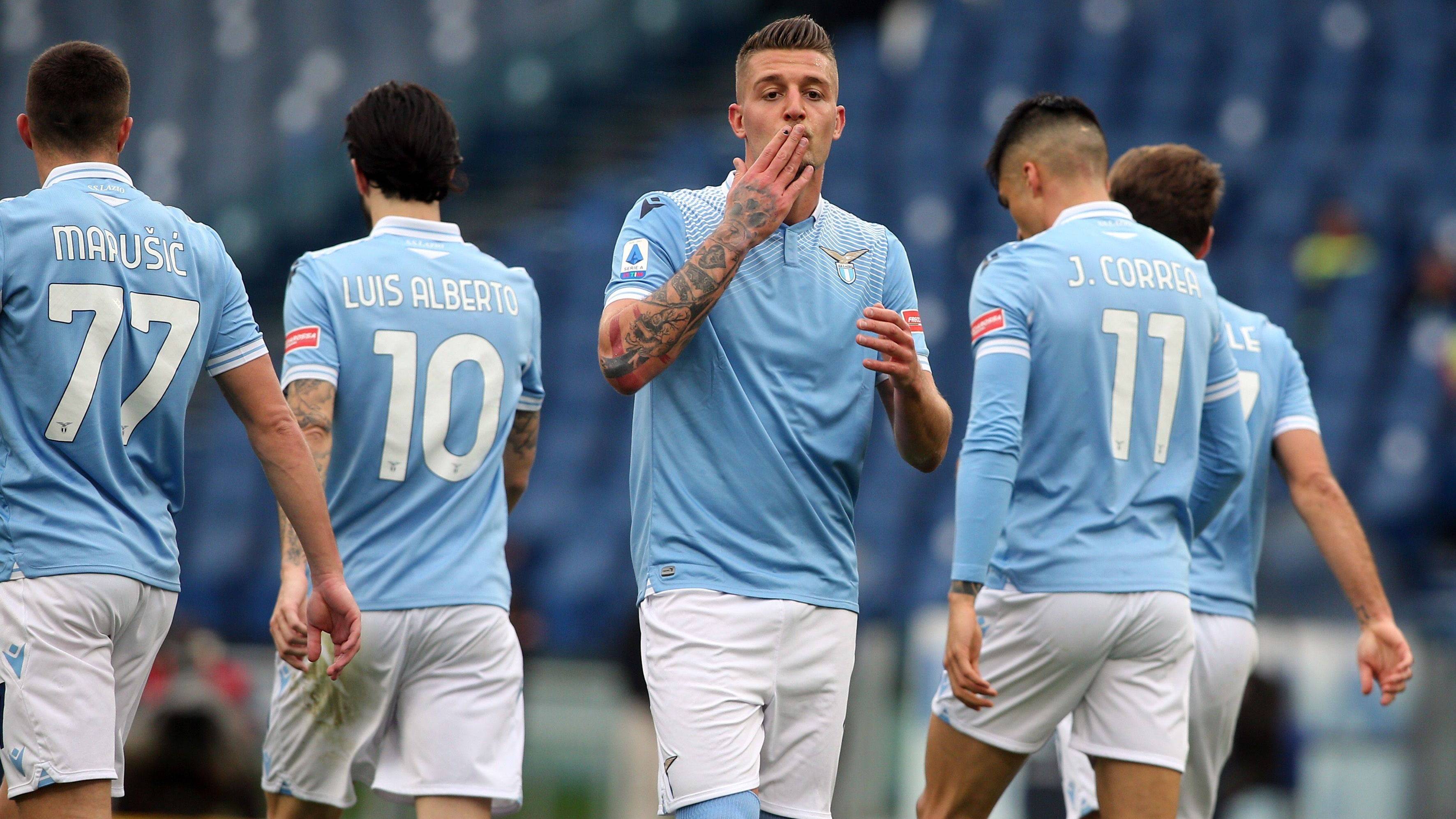 拉齐奥客场逆转获胜，继续追赶前列