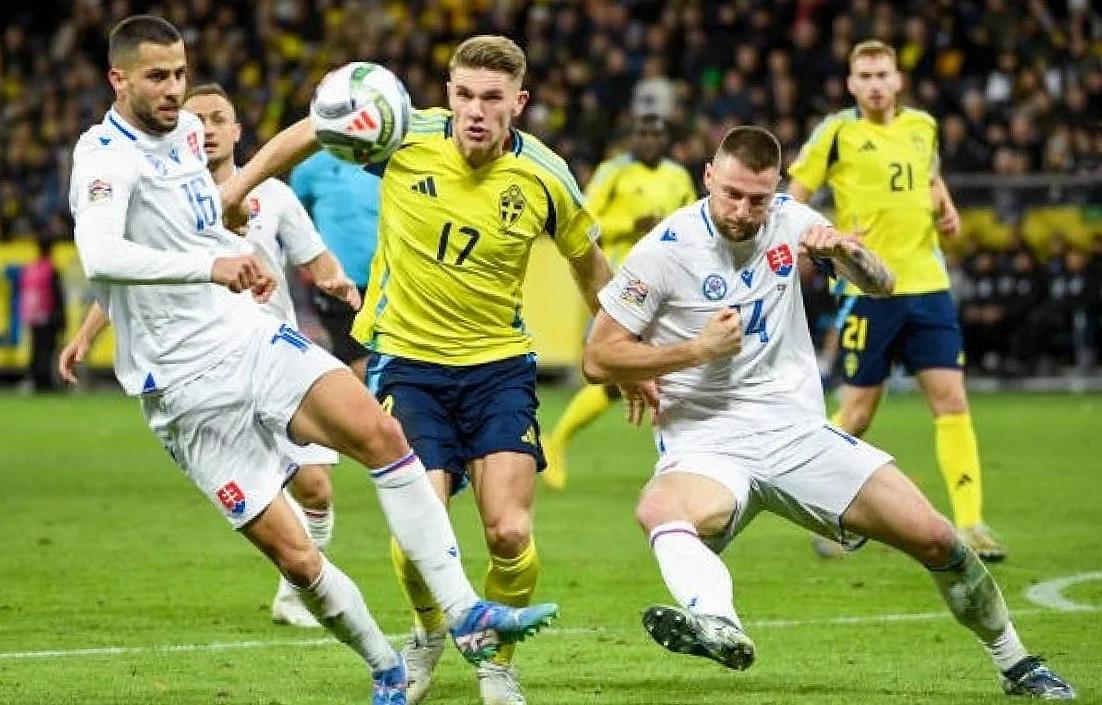 斯洛伐克队遭逆转，无缘欧国联半决赛