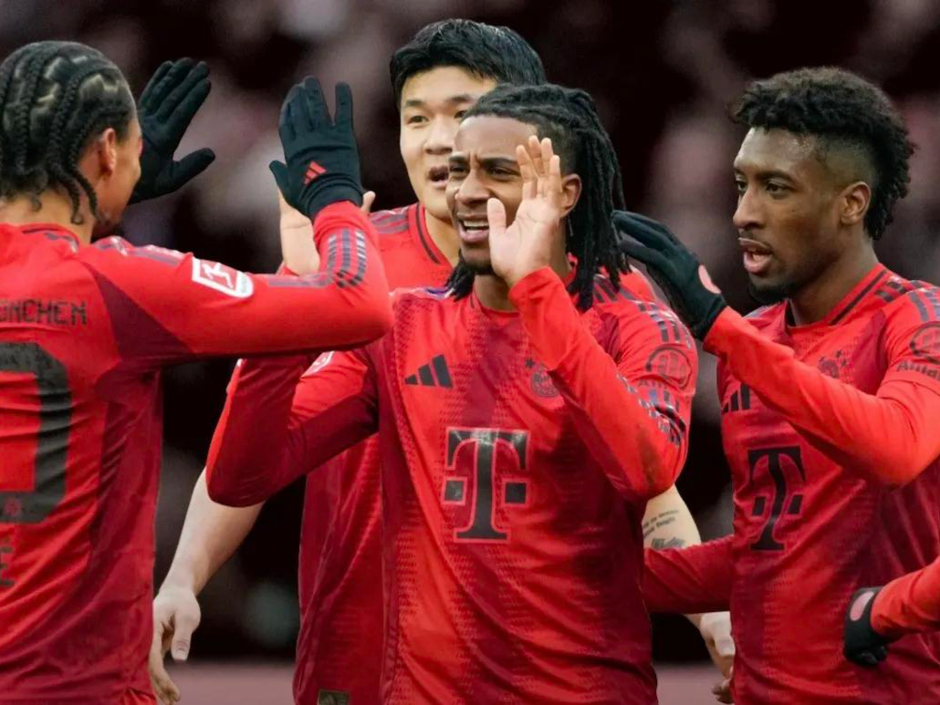 拜仁慕尼黑靠着团队合作，再次赢球