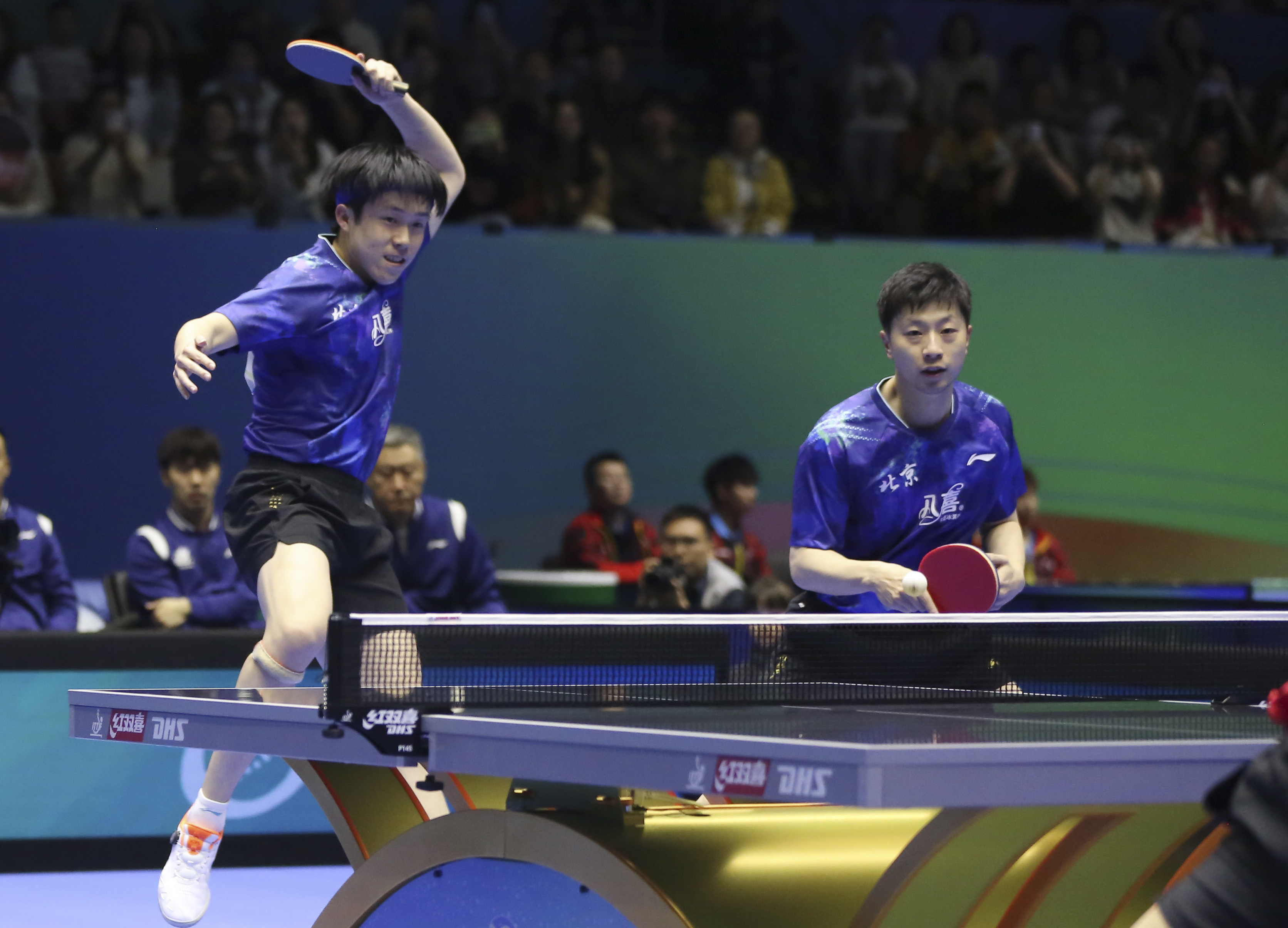 北京举行乒乓球比赛，勇士表现遗憾